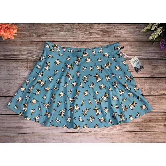 Her Universe Disney Raya And The Last Dragon Ongis Skater Skirt (3X) - Picture 2 of 6